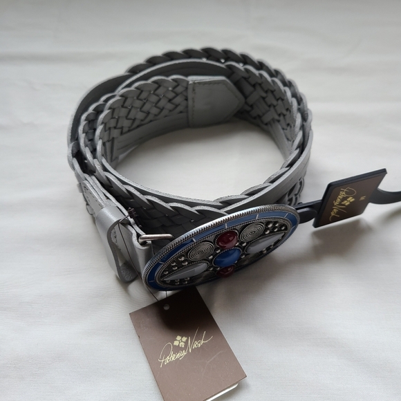 NWT Patricia Nash Marula Woven Belt - Picture 3 of 7